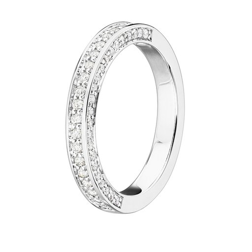 Diamantring i 18K guld