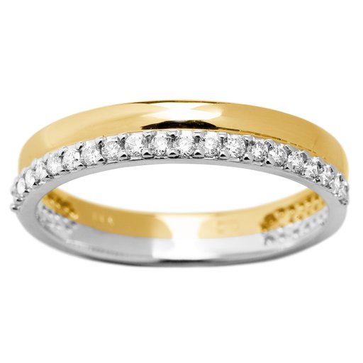 Diamantring i 18K guld