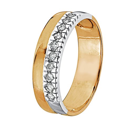 Diamantring i 18K guld