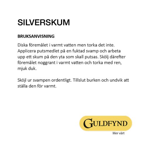 Putsmedel för silver