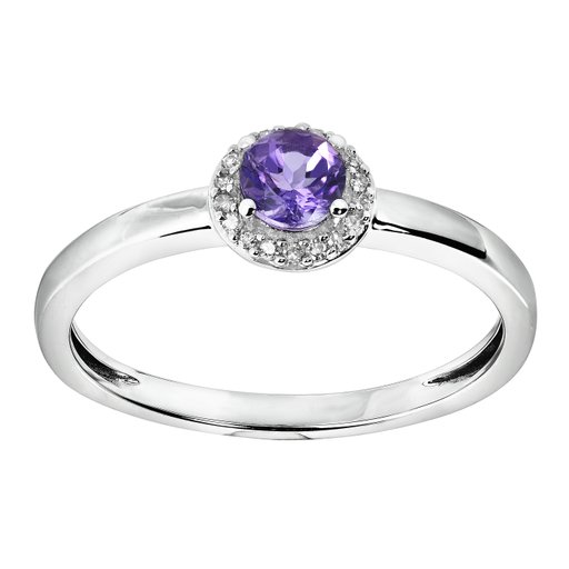 Diamantring i 18K guld