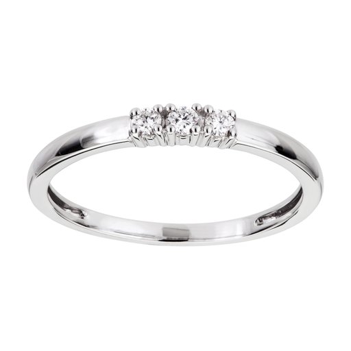 Diamantring i 18K guld