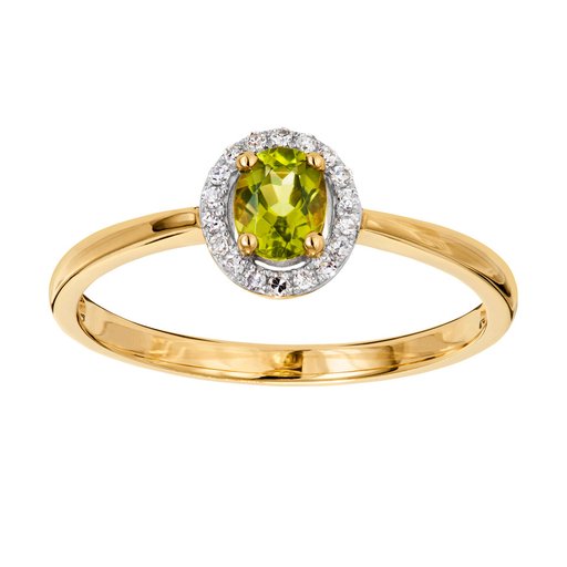 Diamantring i 18K guld