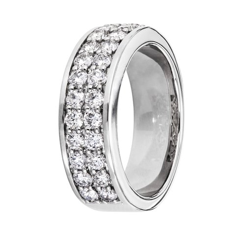 Diamantring i platina