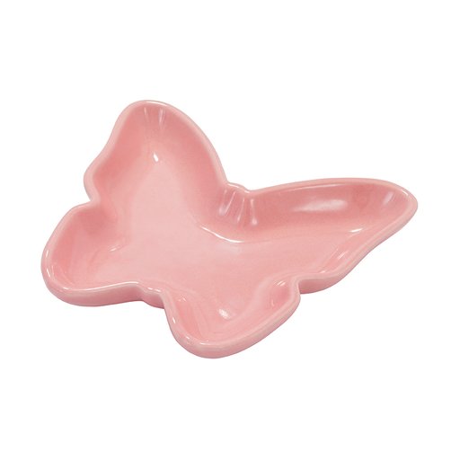 Fjärilsfat rosa stor