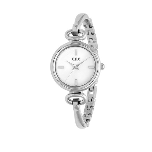 Klockarmband i silverfärg
