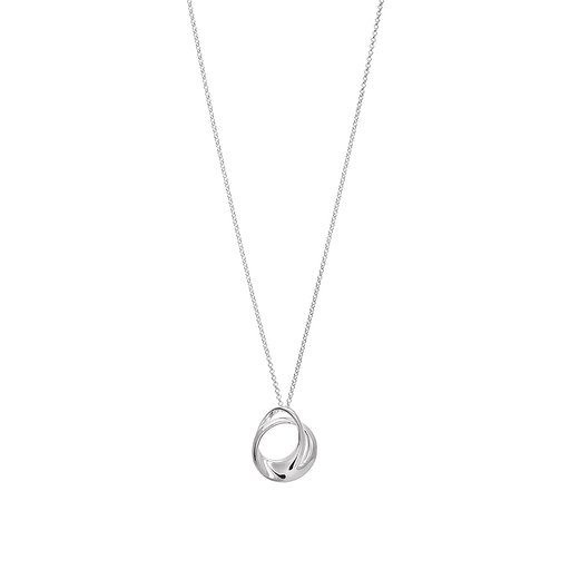 Halsband i äkta silver med cirklar