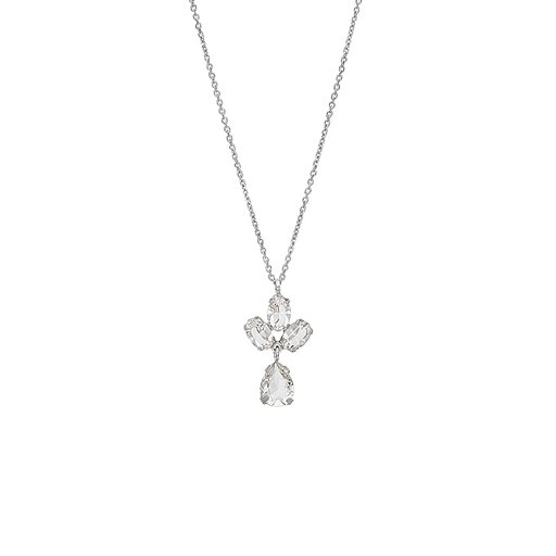 Halsband i äkta silver med kristall
