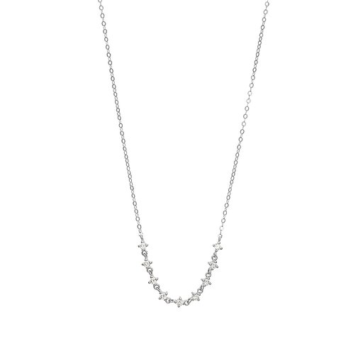 Halsband i äkta silver med kubisk zirkonia