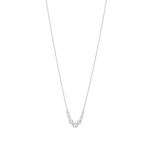 Halsband i äkta silver med kubisk zirkonia