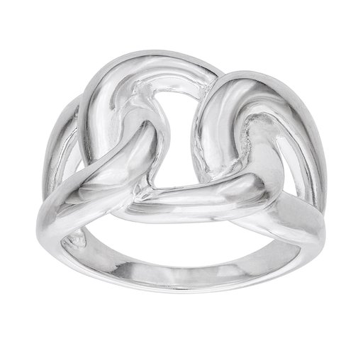 Bred ring i äkta silver