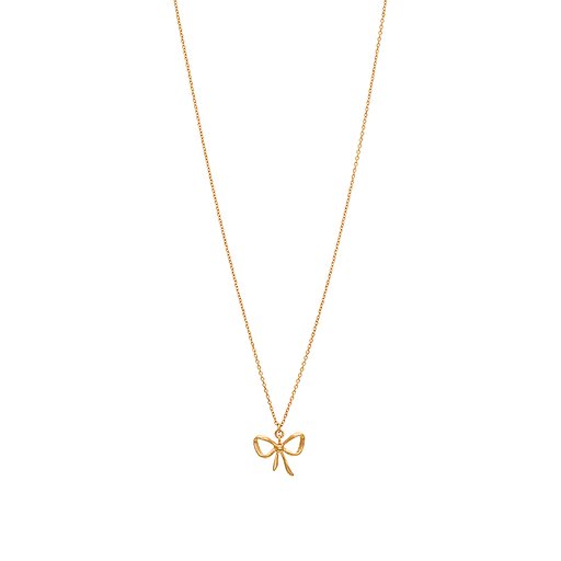 Halsband i äkta silver med rosett