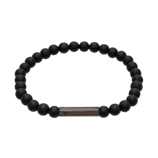 Kularmband i onyx 17,5cm