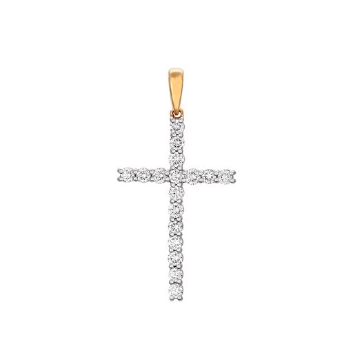 Diamanthänge i 18K guld - Kors