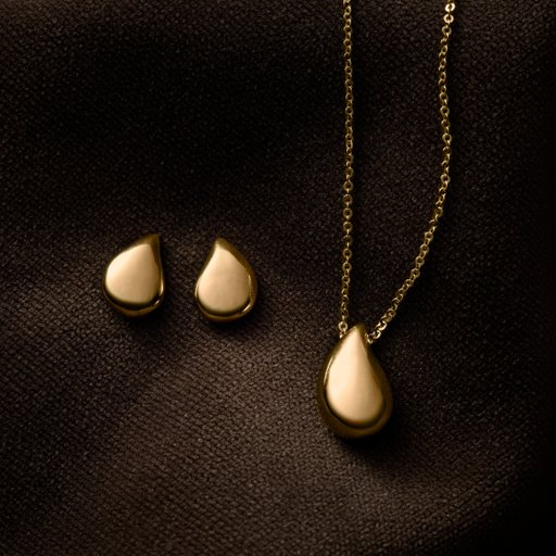 Halsband Drop i 14K guld