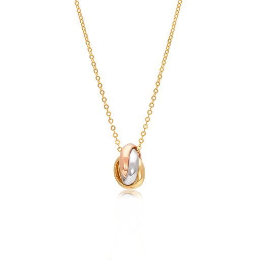Halsband Tricolor i 14K guld
