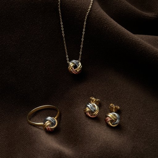 Halsband Knot i 14K guld