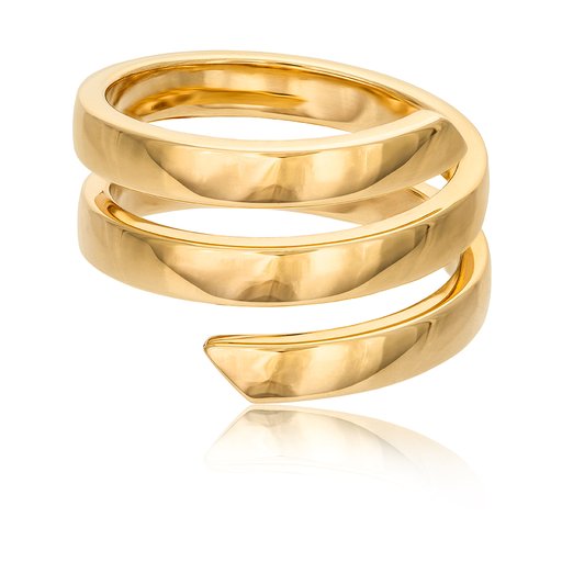 Ring Spiral i 14K guld