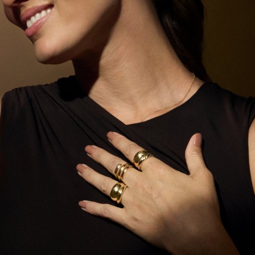 Ring Spiral i 14K guld