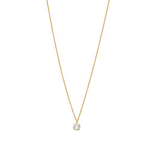 Halsband i äkta silver med kubisk zirkonia