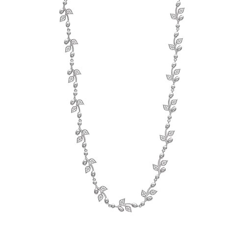 Halsband i äkta silver med kubisk zirkonia