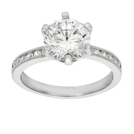Ring i äkta silver med Kubisk Zirkonia