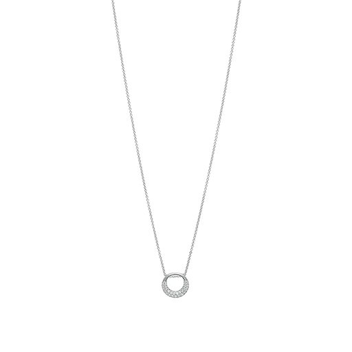 Halsband i äkta silver med kubisk zirkonia