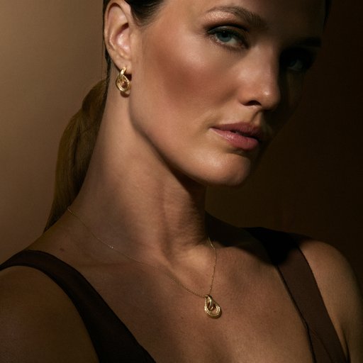 Halsband Circle i 14K guld