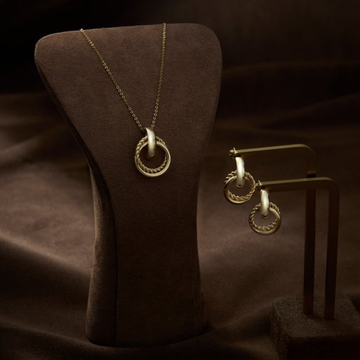 Halsband Circle i 14K guld