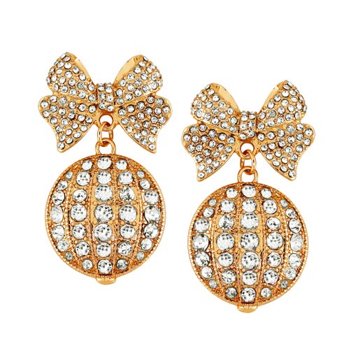 Örhängen Julkula glitter