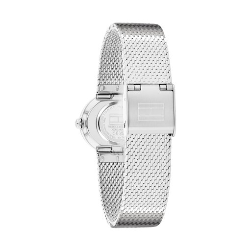 Stålklocka med meshband