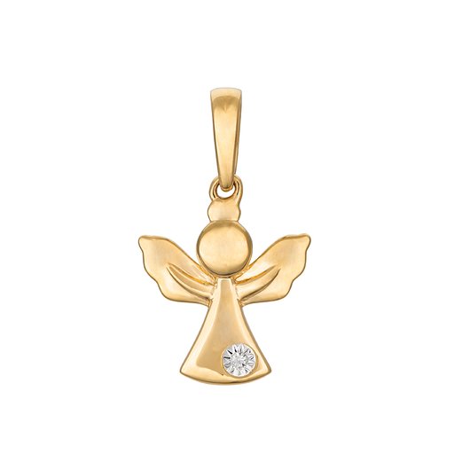 Diamanthänge i 18K guld - Ängel