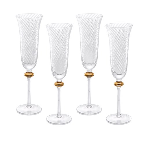 Champagneglas 4-pack