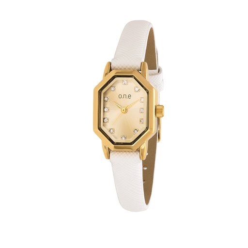 Klocka med fasetterat glas