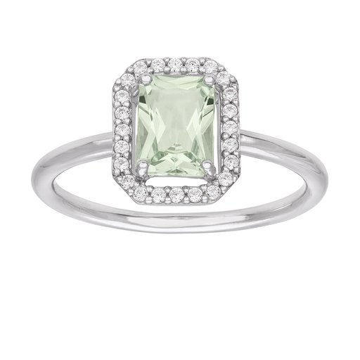 Ring i äkta silver med ametist