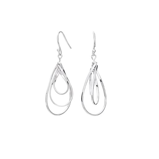 Örhängen i äkta silver med ovaler