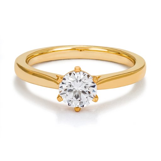 Ring med labbodlad diamant Polaris