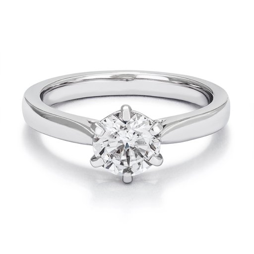 Ring med labbodlad diamant Polaris