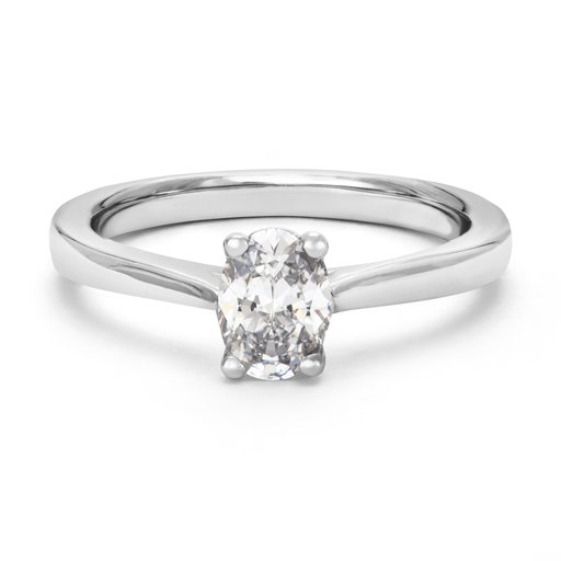 Ring med labbodlad diamant Electra