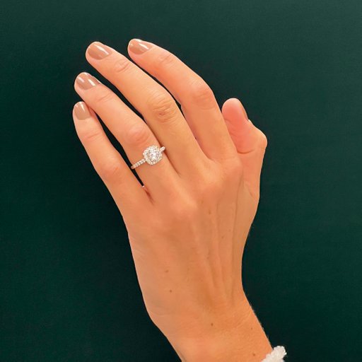 Ring med labbodlade diamanter Sirius