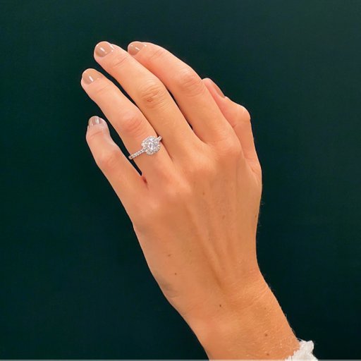 Ring med labbodlade diamanter Sirius