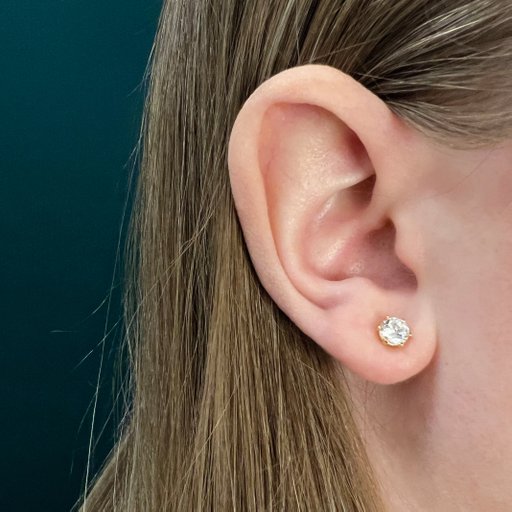 Örhängen med labbodlade diamanter Polaris