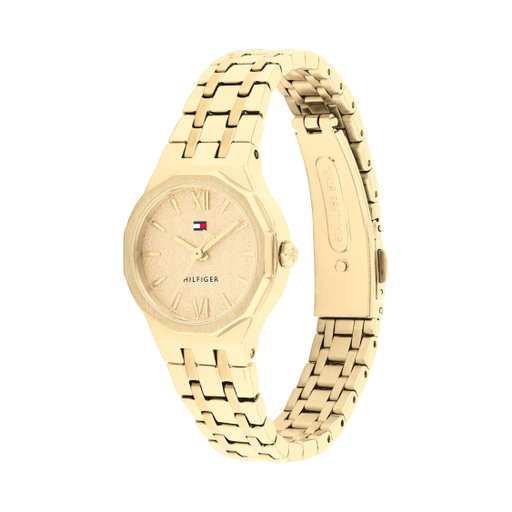 Stålklocka med rund urtavla