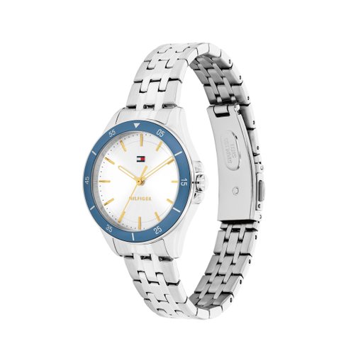 Stålklocka med rund urtavla