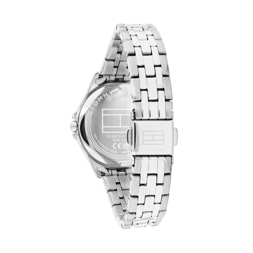 Stålklocka med rund urtavla