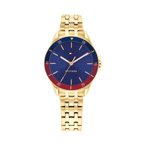 Stålklocka med rund urtavla