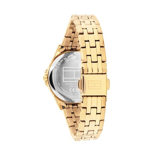 Stålklocka med rund urtavla