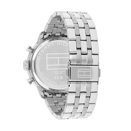 Stålklocka med rund urtavla