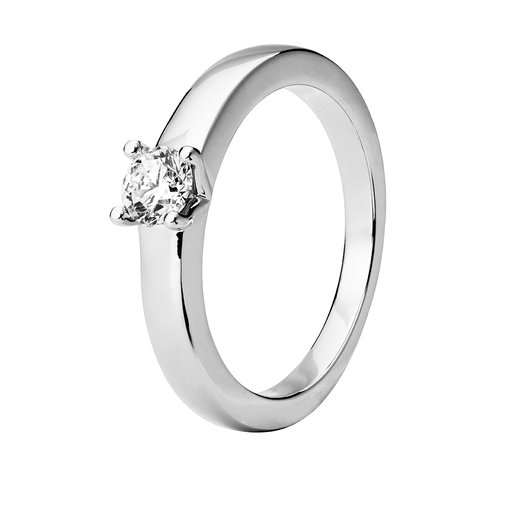 Diamantring i 18K guld