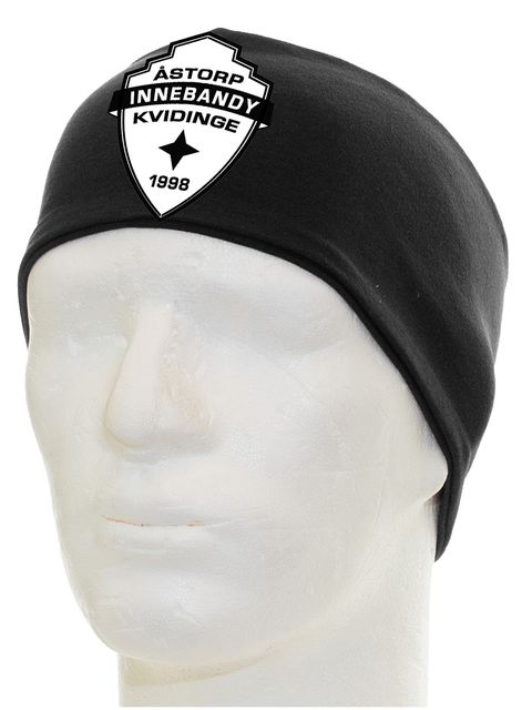 Headband with club logo, Black (Åstorp Kvidinge IBS)